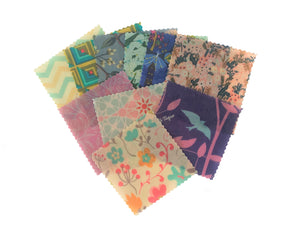 Assorted X-Small Beeswax Wraps Size: 5x5"